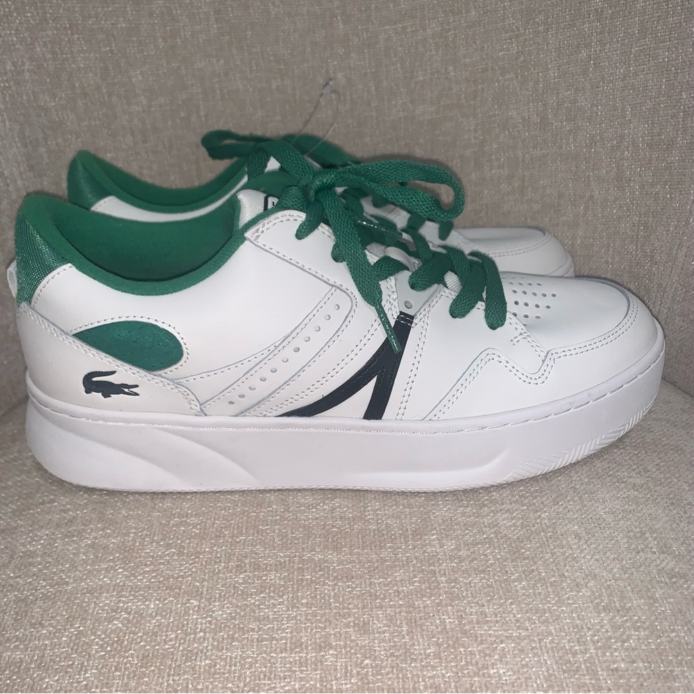 Lacoste‎ L005 leather color pop sneakers men’s 9.5 #sneaker #lacostesneaker